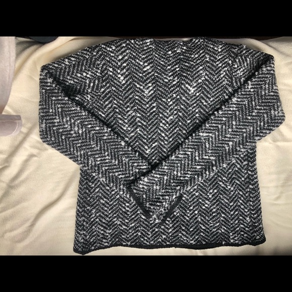 Italian wool open cardigan sweater jacket - Picture 3 of 6